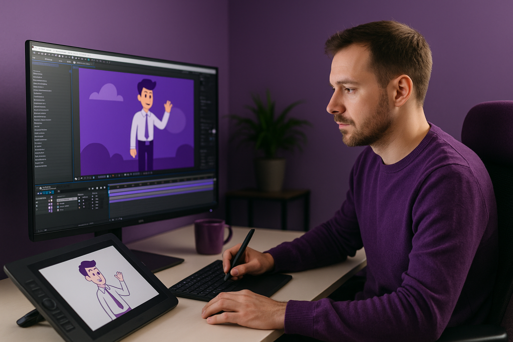 Videoanimation in Karlsruhe
